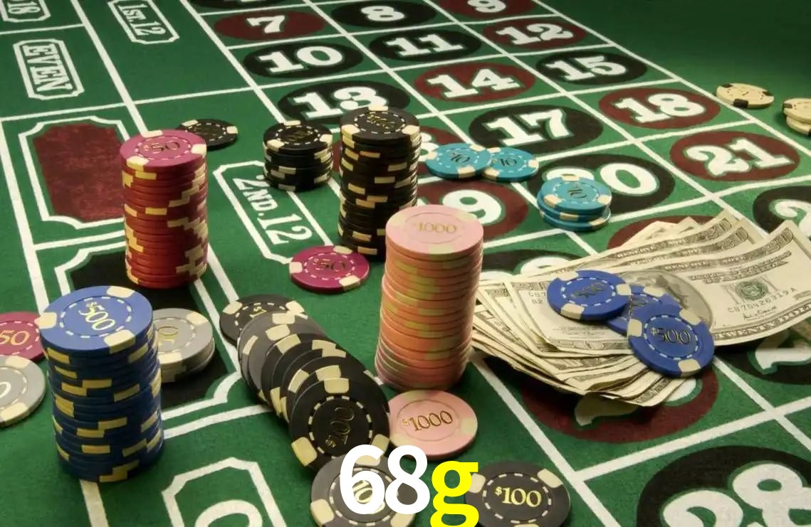 68g: Jogos de Caça-Níqueis-Altas Recompensas, Roleta-Velocidade, Blackjack-Desafios Máximos